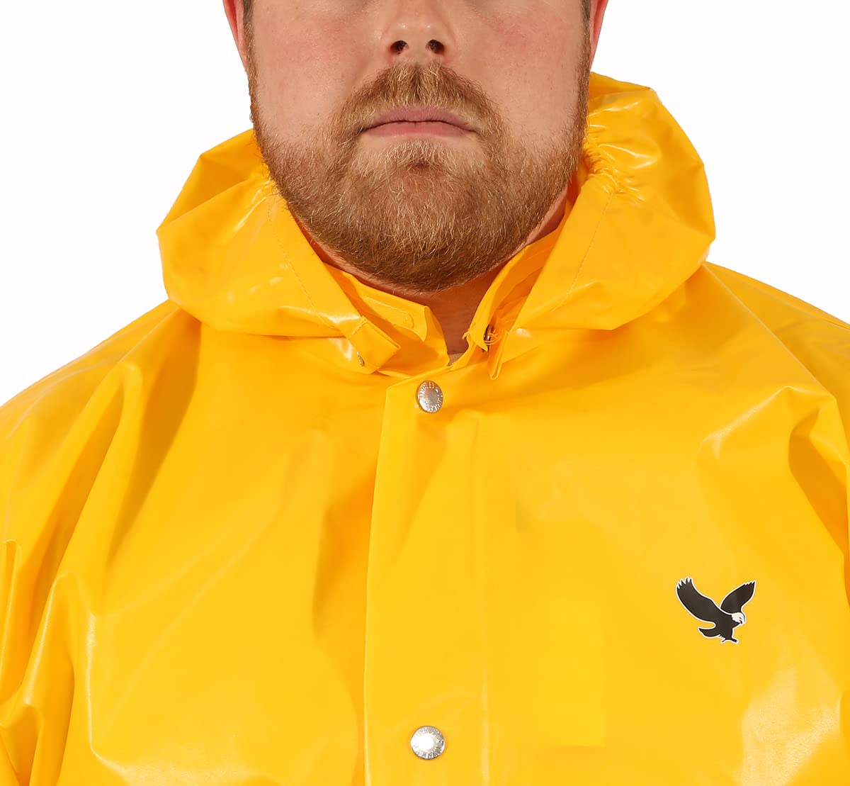 Tingley Iron Eagle H22147 Waterproof Hood - Large Size, Gold Color for Rain Protection | Ideal for Construction, Fishing & Outdoor Work
