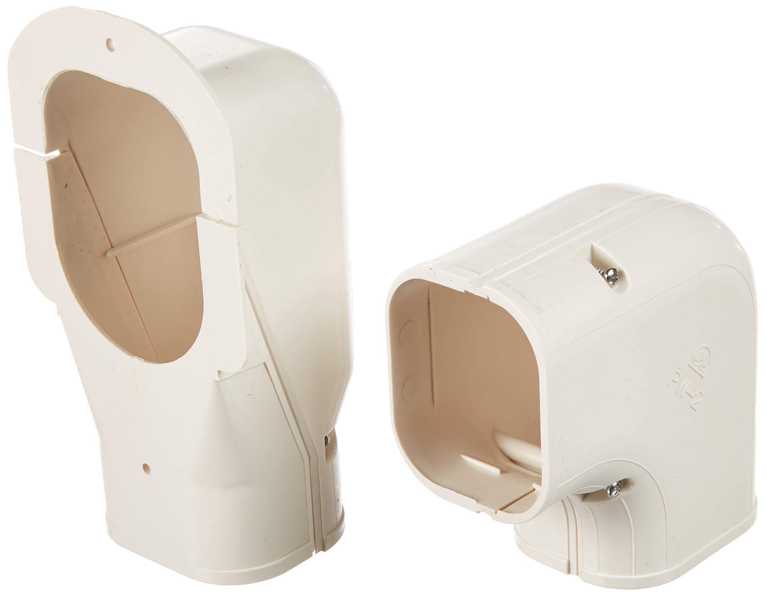 Senville HL-550 Wall Mount Bracket & 20ft Decorative Line Set Cover Kit for 18000-36000 BTU Mini Split AC - Perfect for Home, Office & Commercial Cooling Solutions
