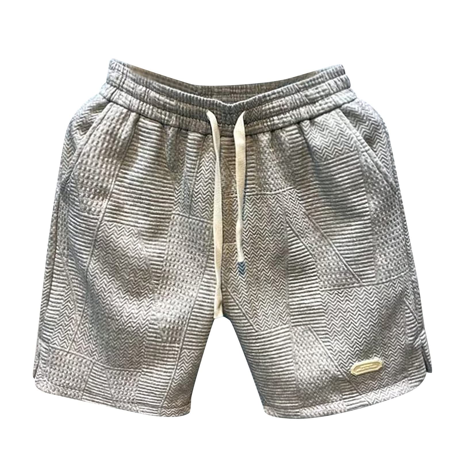 **ETHKIA Men's Quick Dry Athletic Hiking Shorts - Lightweight Gym Workout Shorts with Drawstring, Stain-Resistant & Breathable - Perfect for Running, Travel, Beach & Outdoor Activities**