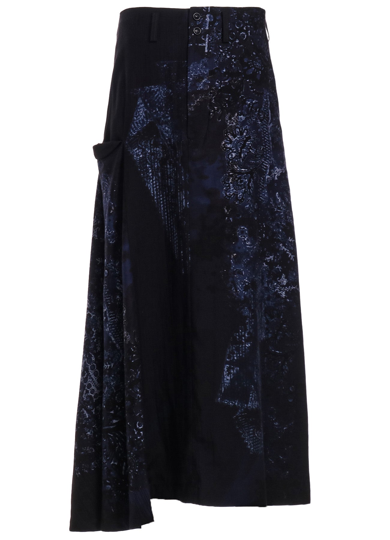 Elegant CU/Twill Lace Design PT Right Flare Skirt - Perfect for Casual Outings, Office Wear & Special Occasions