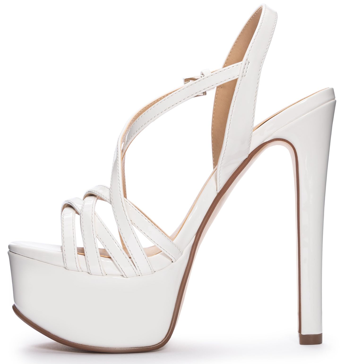 Chinese Laundry Women's Teaser Platform Dress Sandal - Comfortable High Heel Open Toe Shoes for Weddings, Parties & Summer Outfits