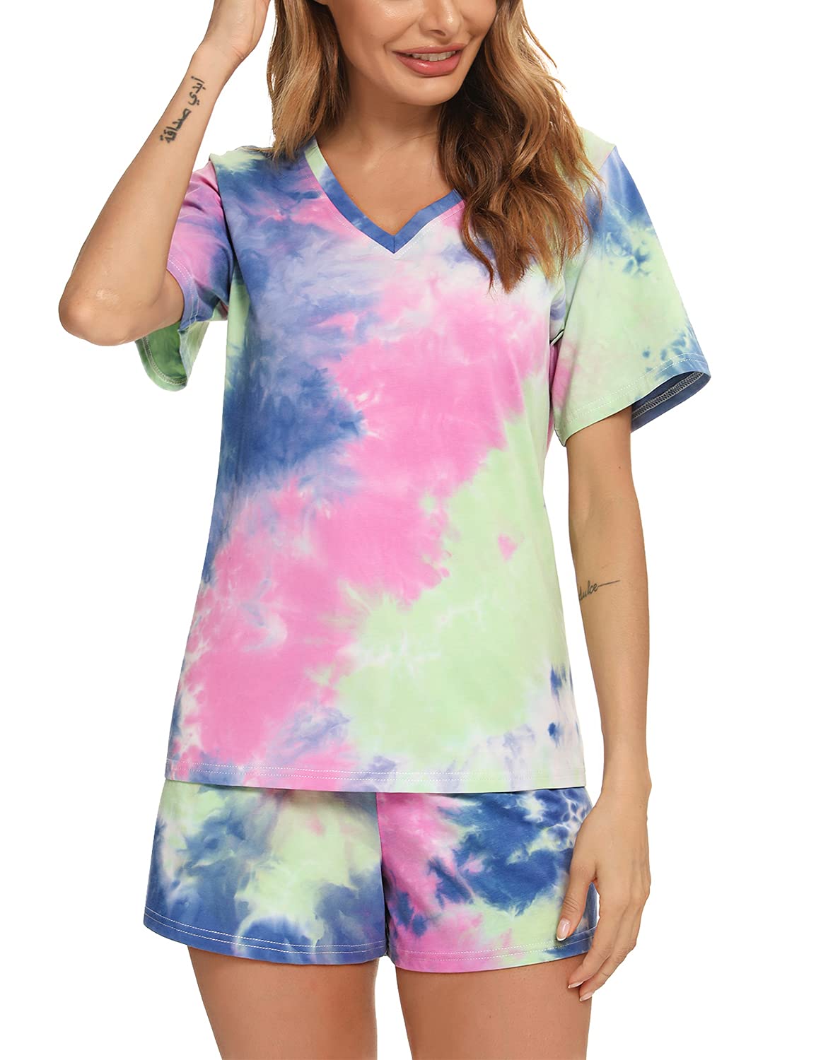 Women's Cute Print Pajama Set - Sleepwear for Comfort & Style