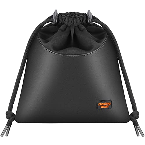 Large Black (PU Leather + Thicker Fur)