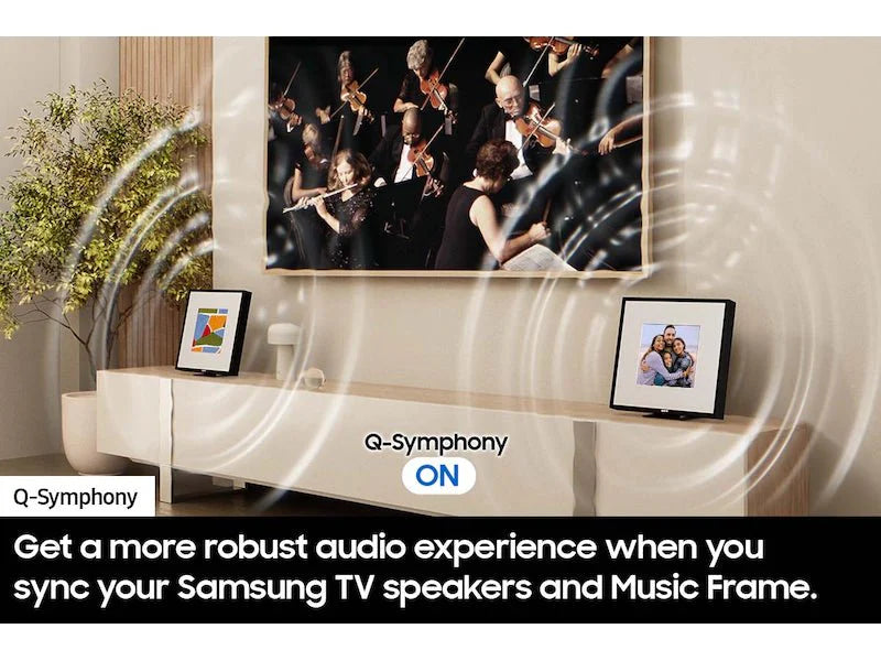 Samsung Music Frame Speaker - Wireless Bluetooth Speaker with Premium Sound, Wall-Mountable Design for Home & Office Decor | Perfect for Living Rooms, Bedrooms & Workspaces