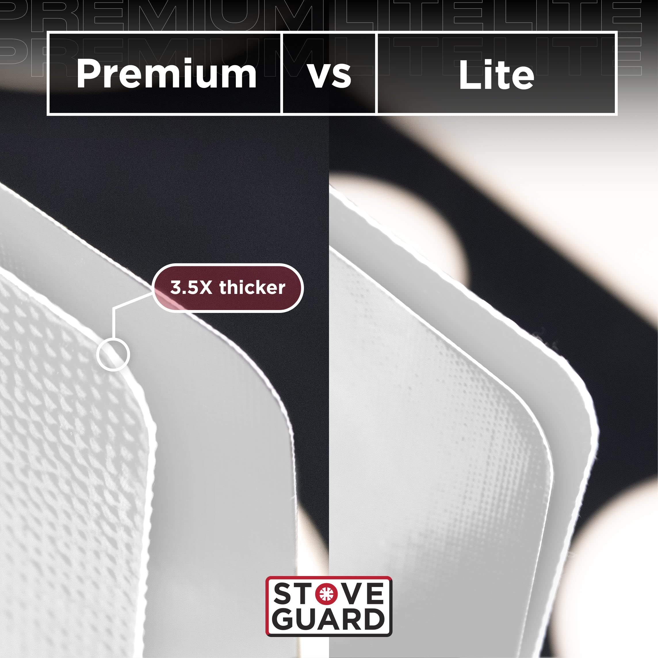 Premium StoveGuard USA-Made Heavy-Duty Stove Cover for Gas Range - 6x Thicker Custom Designed & Precision Cut Furrion RV Stove Top Protector - Perfect for RV Kitchens, Camping & Outdoor Cooking