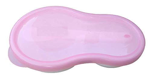 **Unbreakable Baby Food Storage Container with Spoon - Portable Travel Feeding Bowl for Infants & Toddlers | BPA-Free, Leak-Proof | Ideal for On-the-Go Meals, Daycare & Outdoor Adventures (Pink)**