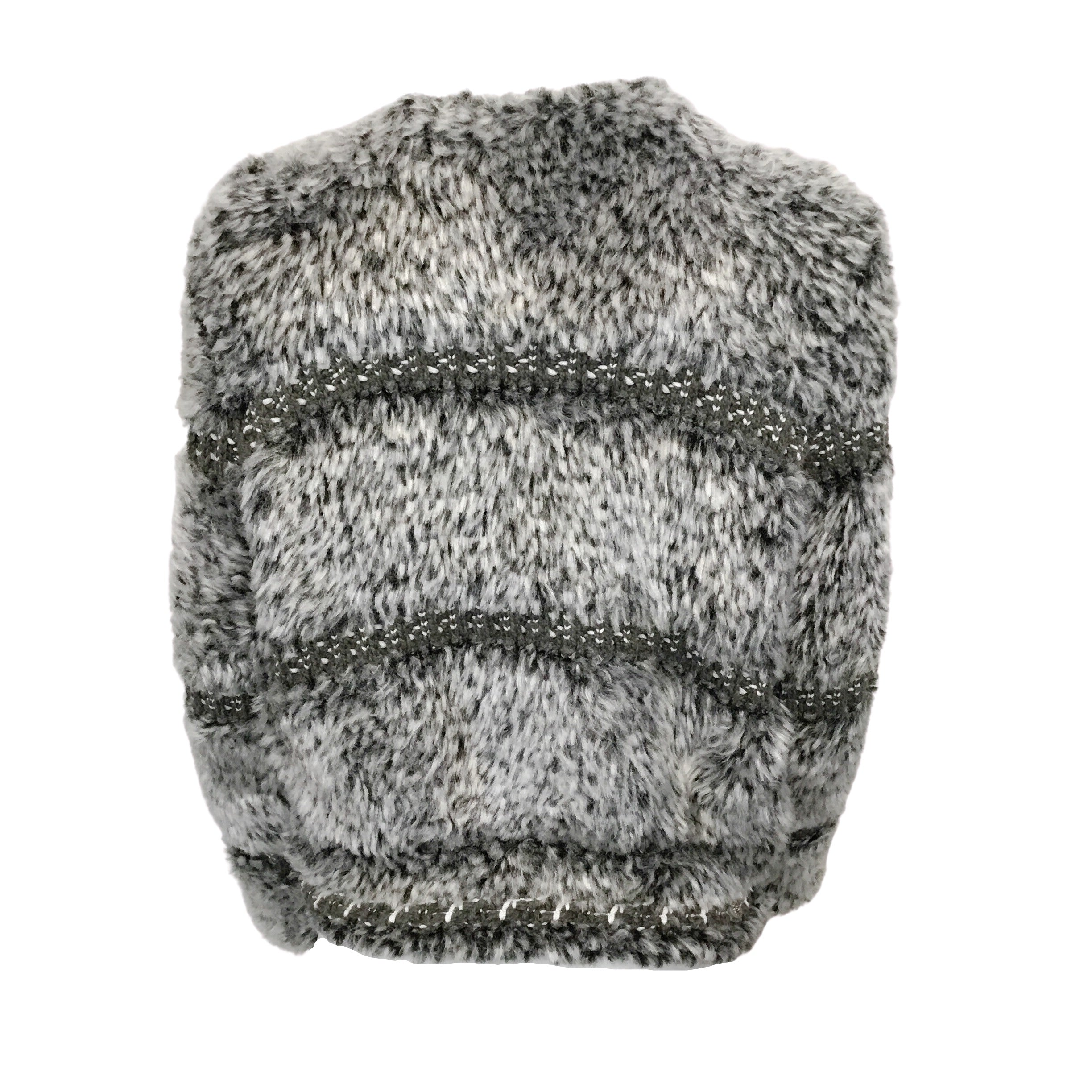 Chanel Textured Woven Grey Sweater for Women | Luxury Knit Pullover | Perfect for Fall & Winter Fashion | Office, Party & Casual Wear