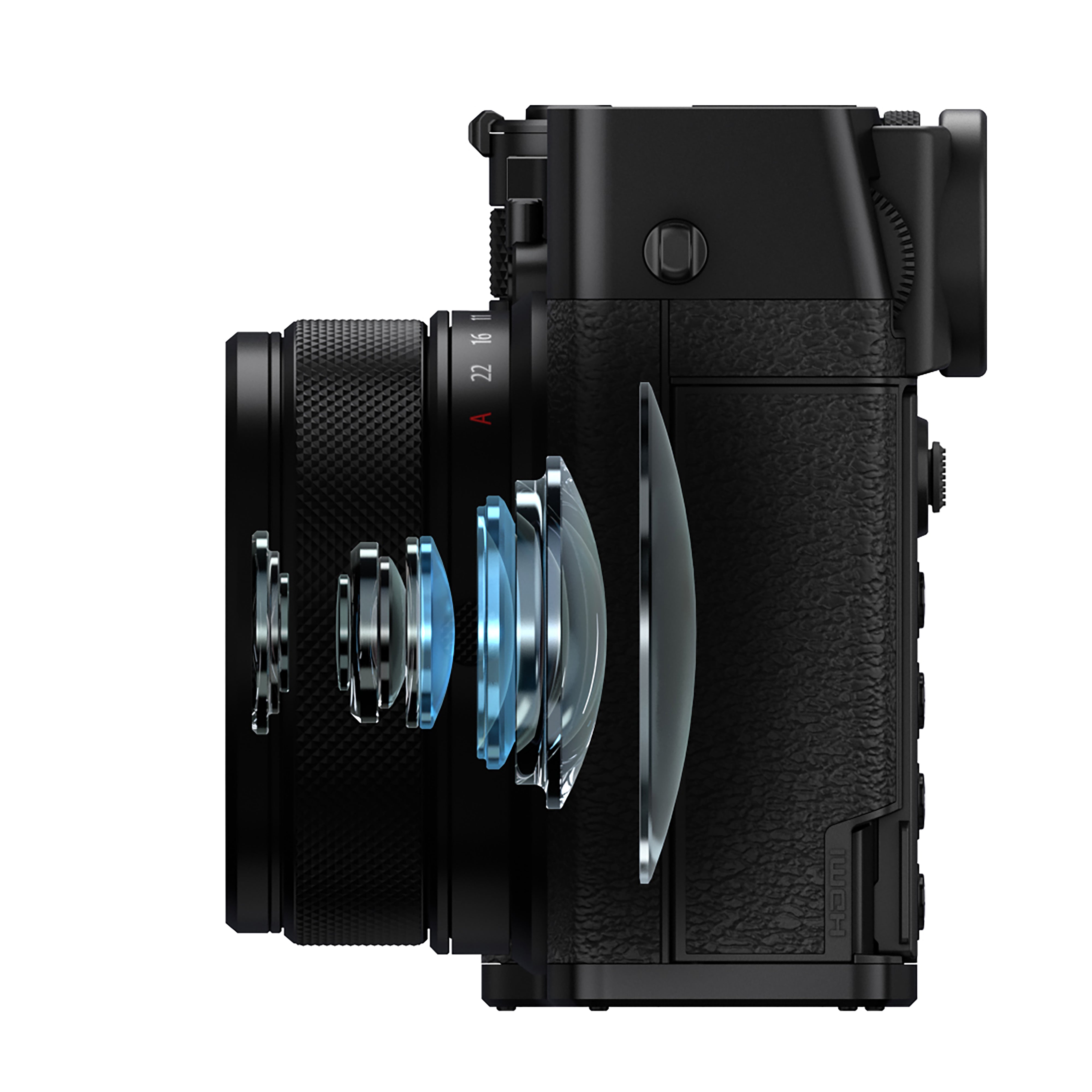 Fujifilm GFX100RF 102MP Medium Format Mirrorless Digital Camera with 5-Axis IBIS - Professional Photography, Studio & Landscape Shooting