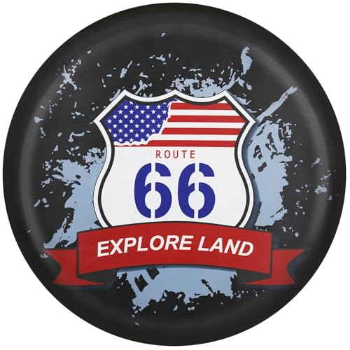 America flag & Route 66