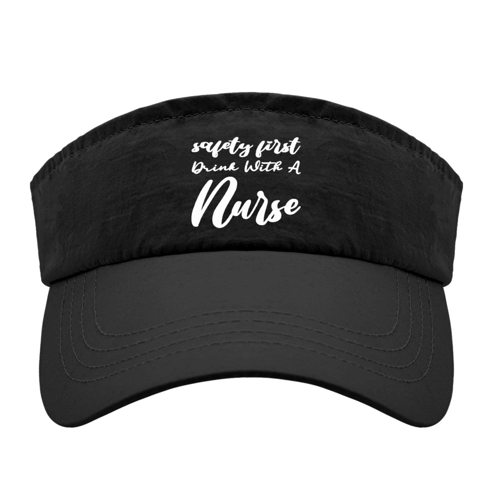 Stylish Unisex Safety Visor Hats - Breathable Running Cap for Women & Men | Perfect for Nurses, Outdoor Activities, Sports & Sun Protection