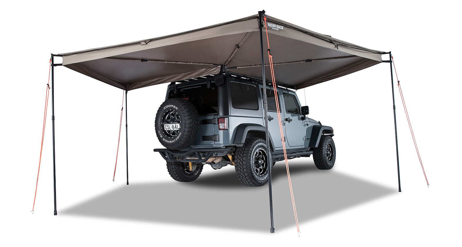 Rhino Rack Batwing Awning Right Side - Premium 270° Vehicle Awning for Camping, Overlanding & Outdoor Adventures - Perfect for SUVs, Trucks & Off-Road Vehicles