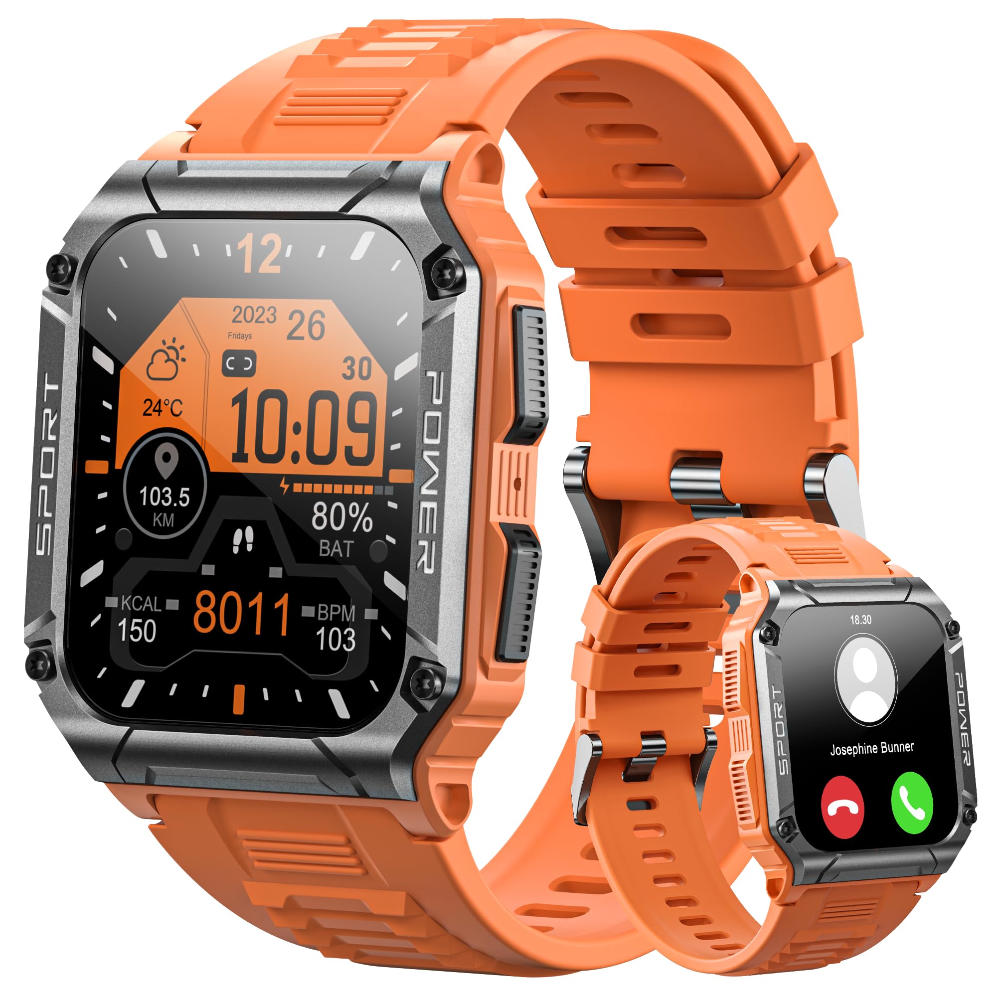 Hohosb Sport Smart Watch for Men & Women - 1.95