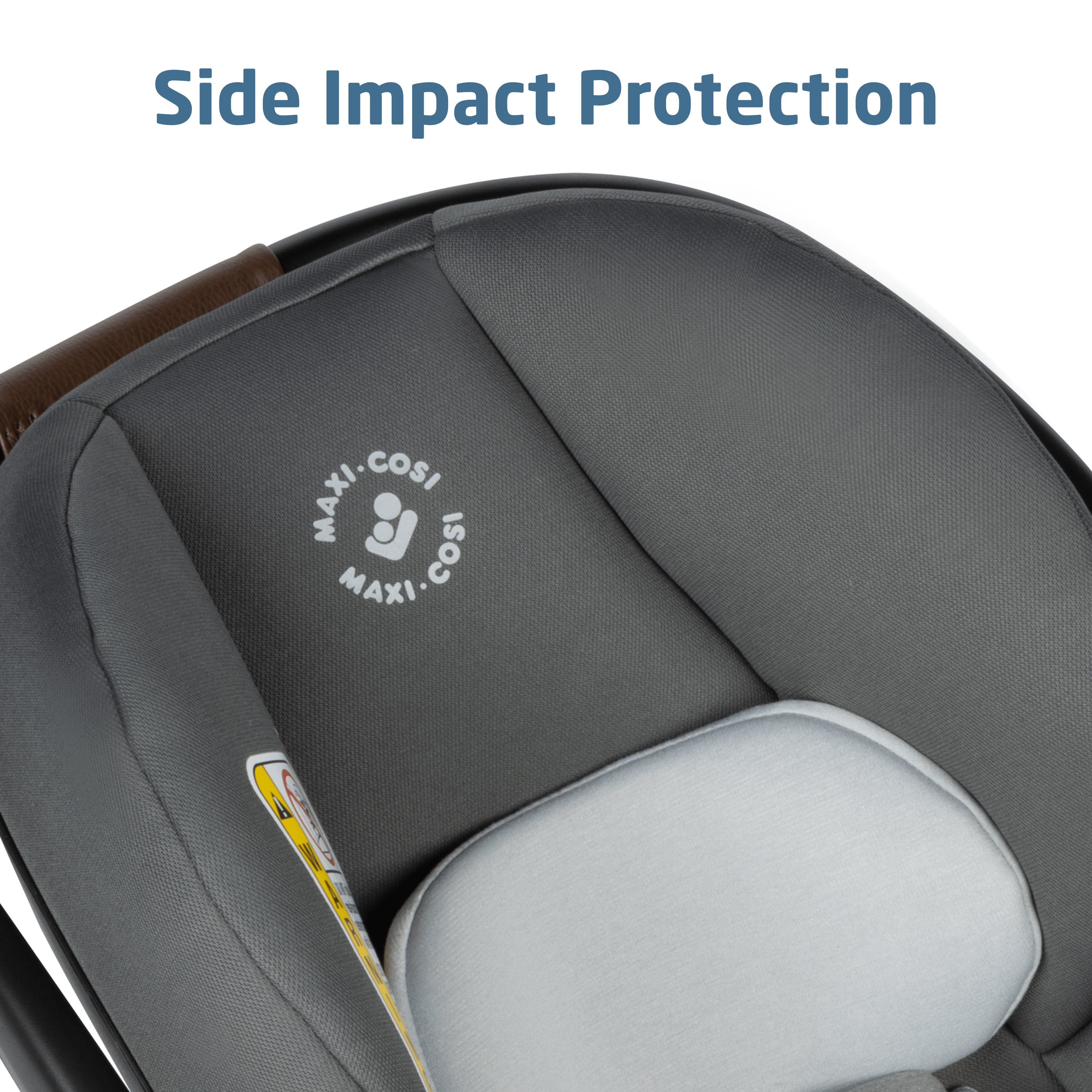 Maxi Cosi Mico Luxe Infant Car Seat with Vegan Leather Grip - Premium Baby Safety Car Seat for Newborns - Perfect for Travel, Shopping & Family Outings