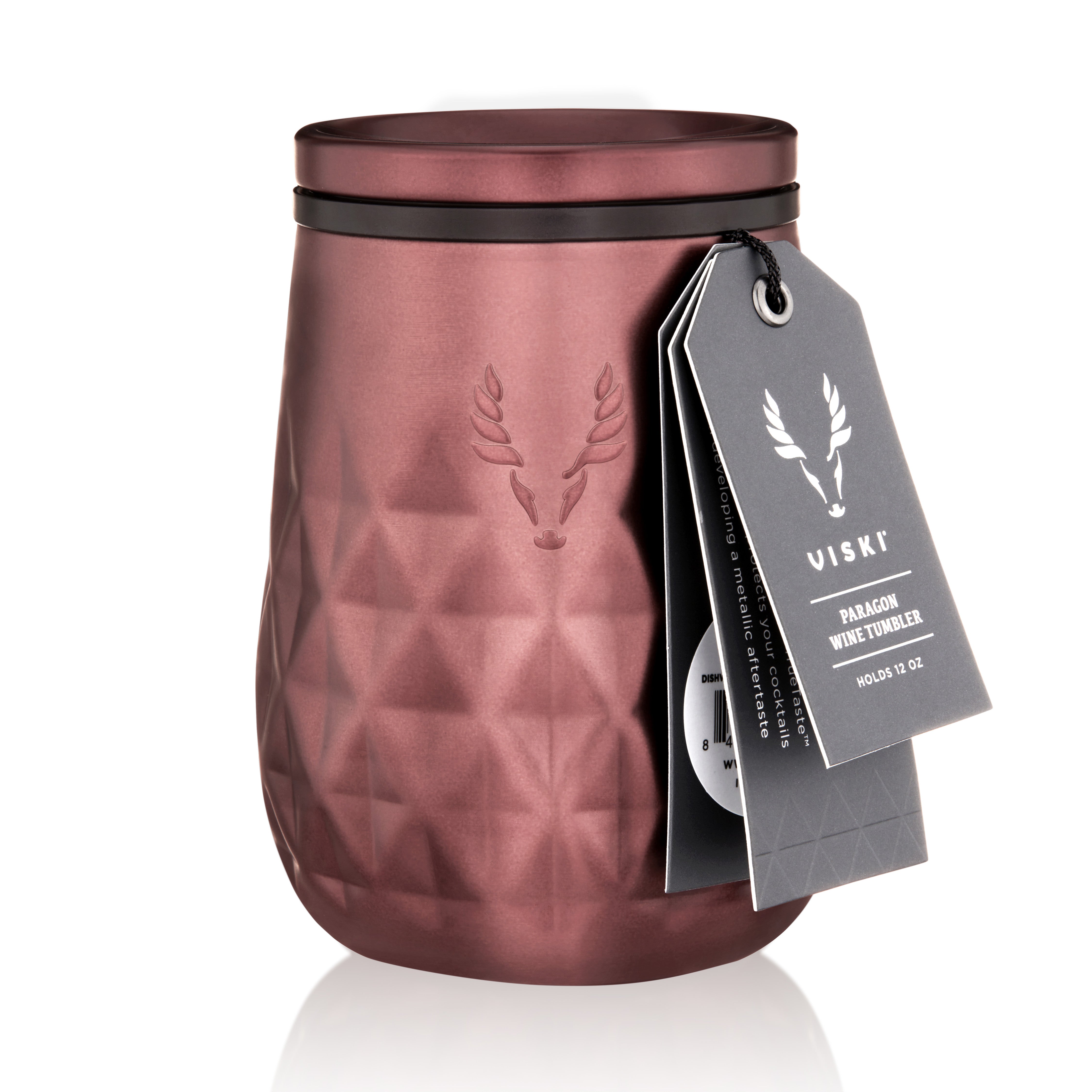 Vintage Rose Stainless Steel Wine Tumbler - 20oz Insulated Wine Cup with Lid & Straw, Perfect for Outdoor Picnics, Beach Parties & Home Entertaining
