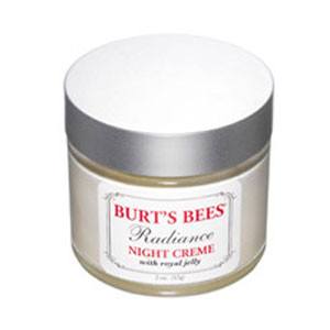 Burt's Bees Radiance Night Cream - 2 oz | Hydrating & Brightening Night Moisturizer for Glowing Skin | Perfect for Dry & Dull Skin Before Bed