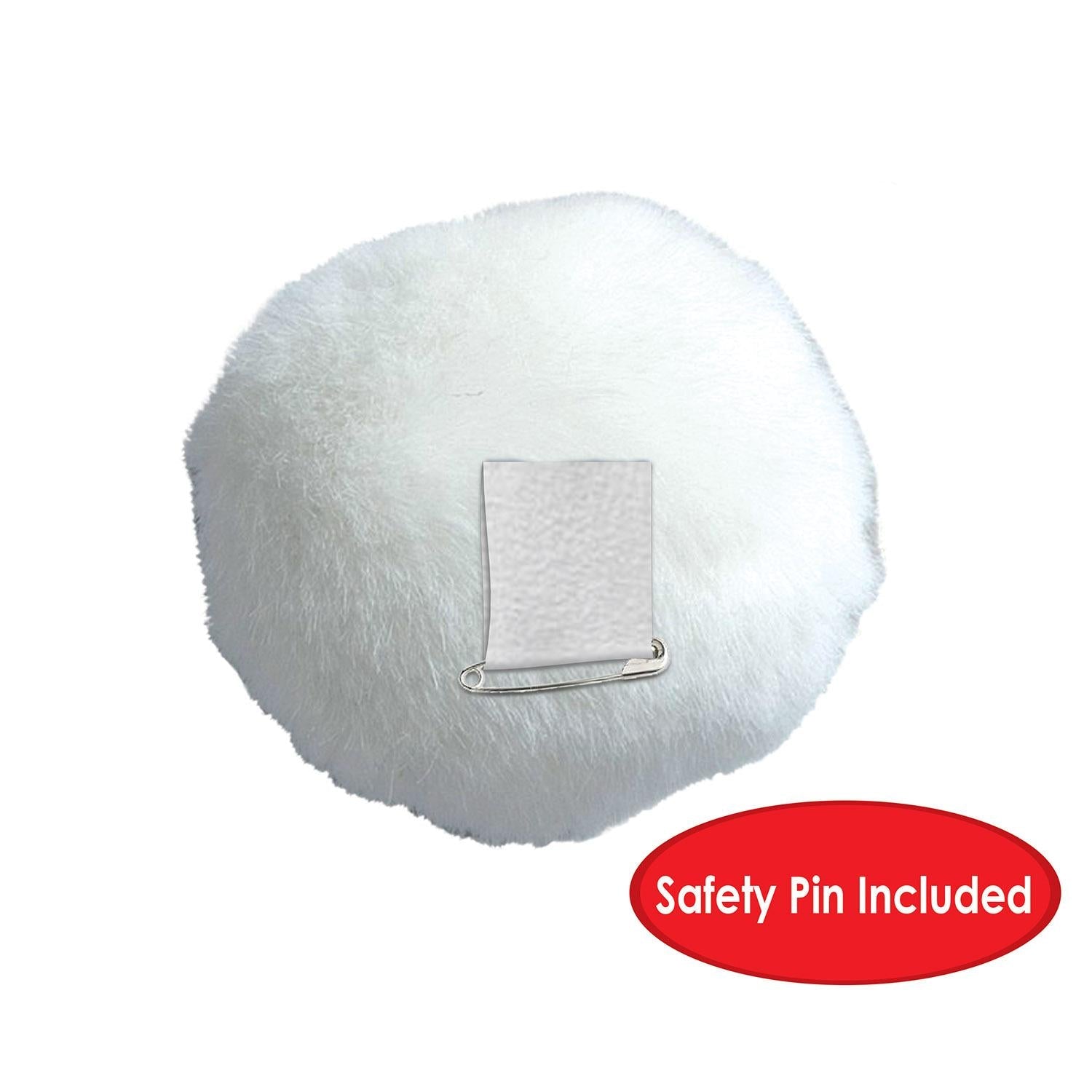 12 Pack Beistle Easter Plush Bunny Tails - Soft Fluffy Bunny Tail Decorations for Easter Party, DIY Crafts, Home Decor, and Spring Celebrations