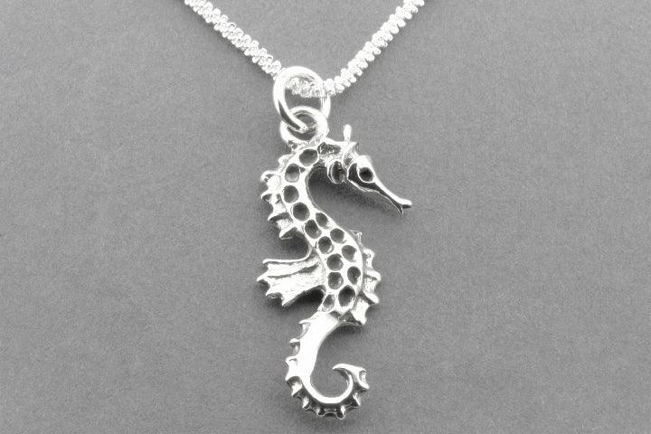 Seahorse Pendant Necklace - Sterling Silver Jewelry for Women - Perfect Gift for Birthday, Anniversary & Everyday Wear