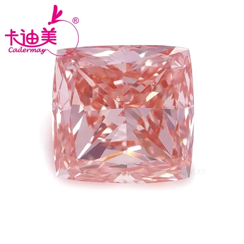 Premium Cushion Cut Fancy Pink VVS2 Clarity CVD Lab-Grown Diamond Loose Stone - Ideal for Wedding Jewelry, Engagement Rings & Fine Jewelry Making (1-5ct) | Ethical, Conflict-Free Gemstone for Bridal & Special Occasion Jewelry Designs
