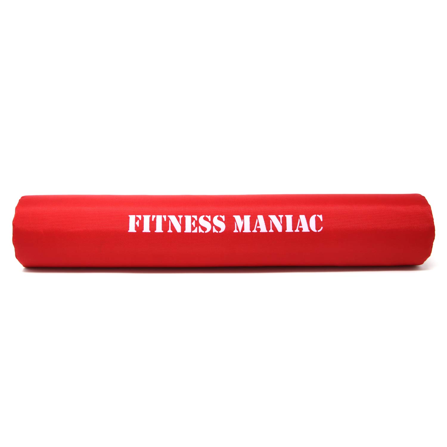 FITNESS MANIAC Barbell Squat Pad - Premium Foam Neck & Shoulder Support for Weightlifting - Compatible with Standard & Olympic Bars - Safety Straps Included - Ideal for Squats, Hip Thrusts & Strength Training - Gym & Home Workout Essential