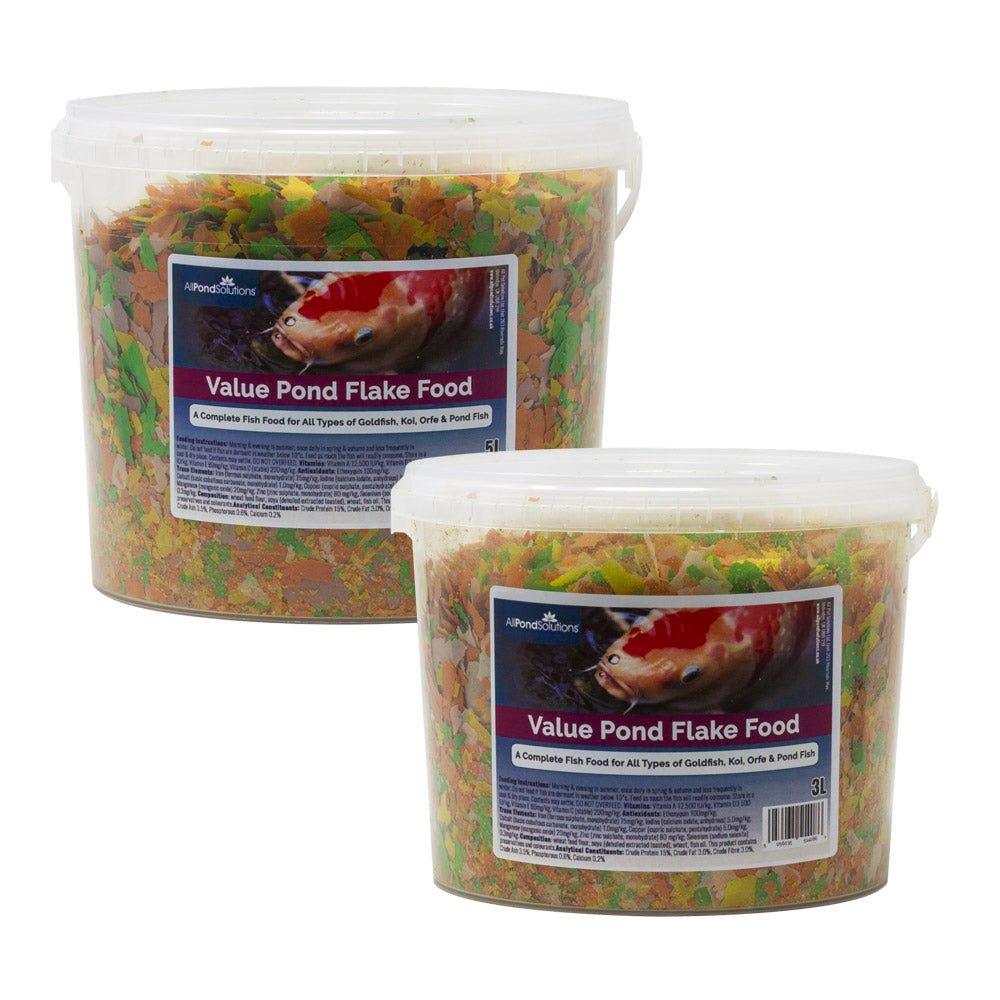Premium Pond Flake Fish Food for Koi & Goldfish - 390g, 650g, 1180g Sizes - High Protein Nutrition for Healthy Growth - Ideal for Outdoor Ponds & Water Gardens