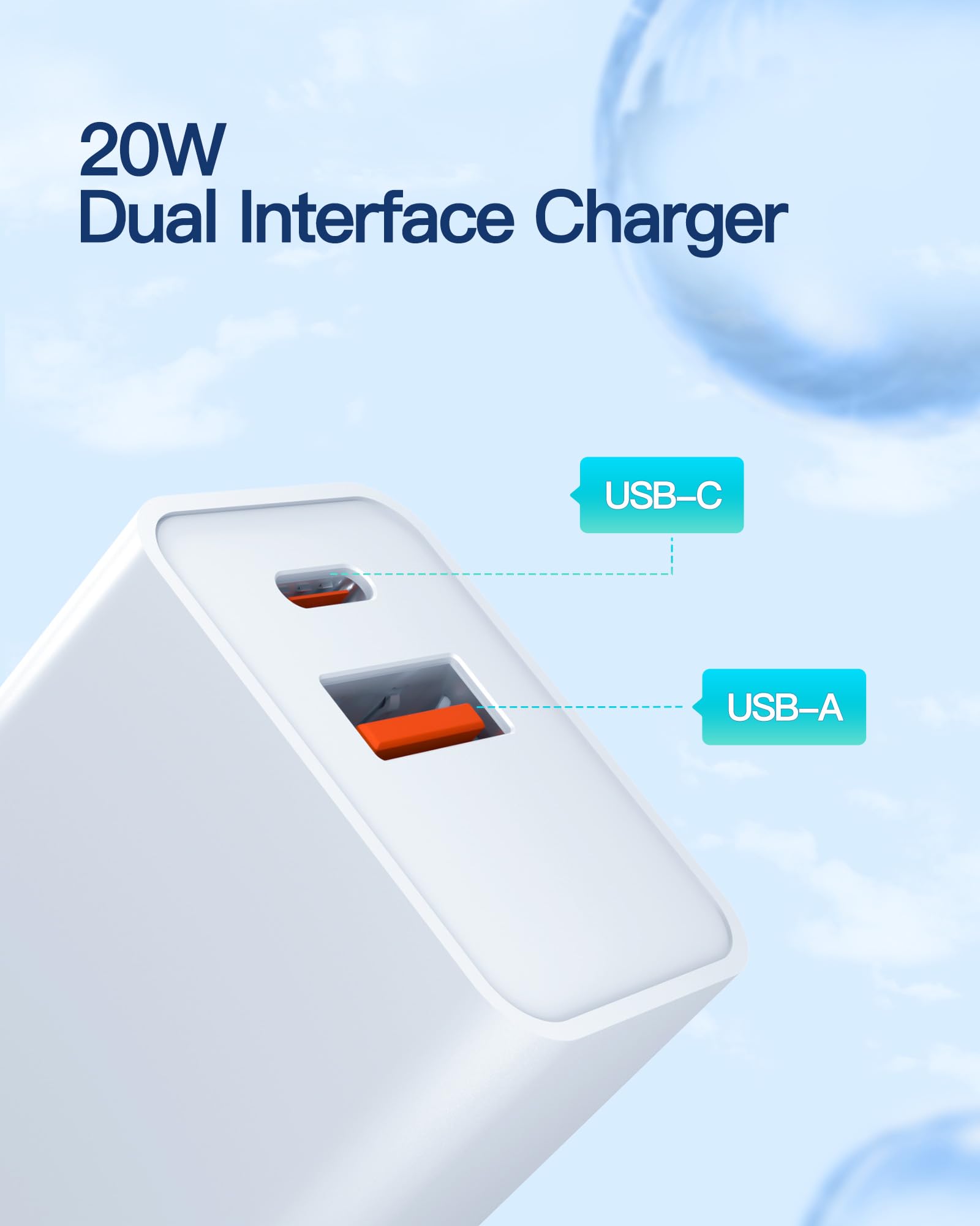 20W USB-C Fast Charger for iPad Mini 6 (8.3 inch 2021 Model A2568) - High Speed Charging Cable & Power Adapter for Quick Power Supply | Perfect for Travel, Office & Home Use