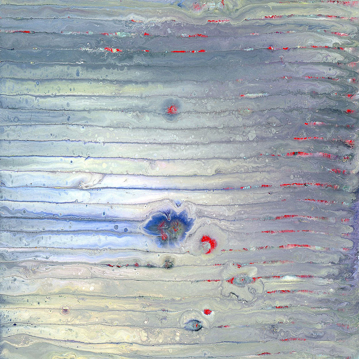 Anthony Ciambella Original 4x4 Acrylic on Panel Painting - Modern Abstract Wall Art for Home & Office Decor