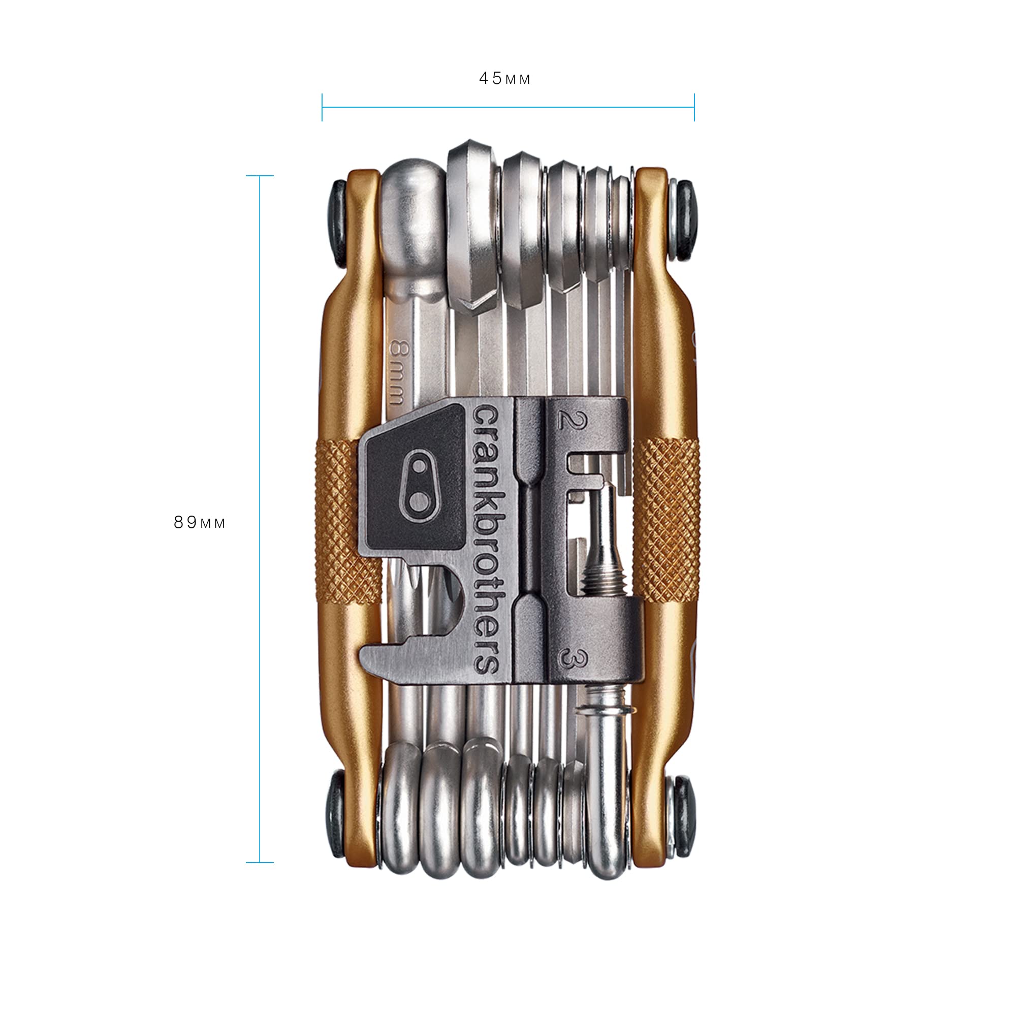 19-in-1 Multi Tool with Gold & Gem Hand Pump - Compact Red Design for Camping, Hiking, and Outdoor Survival Gear