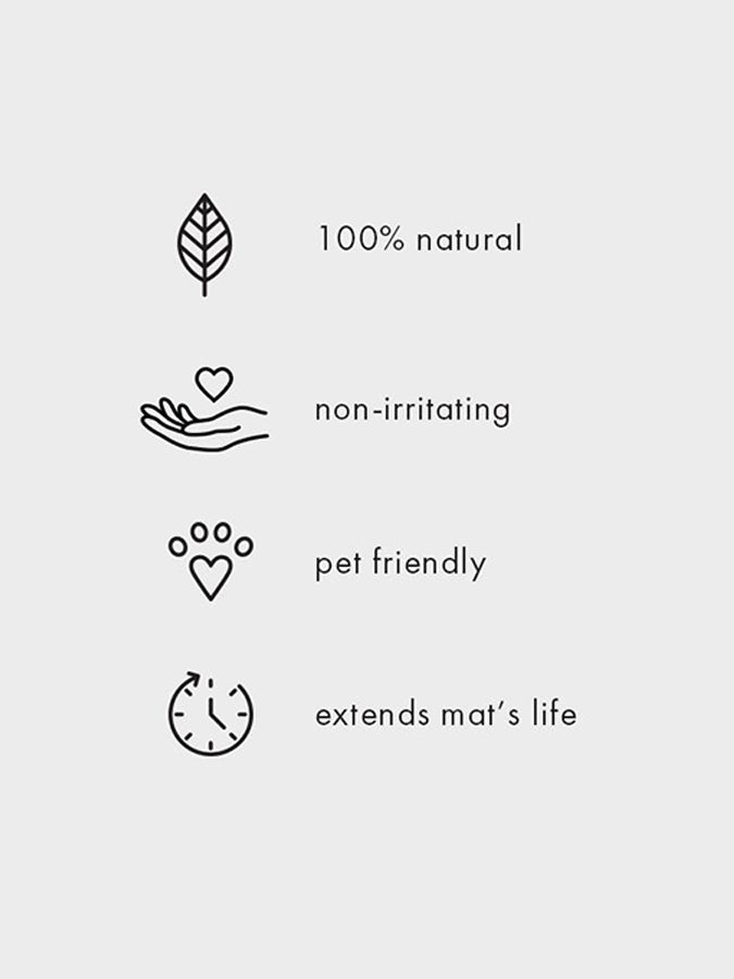 Manduka Natural Rubber Yoga Mat Cleaner - 8oz (237ml) - Gentle & Effective Cleaning for Yoga Mats - Perfect for Home, Studio & Travel Use