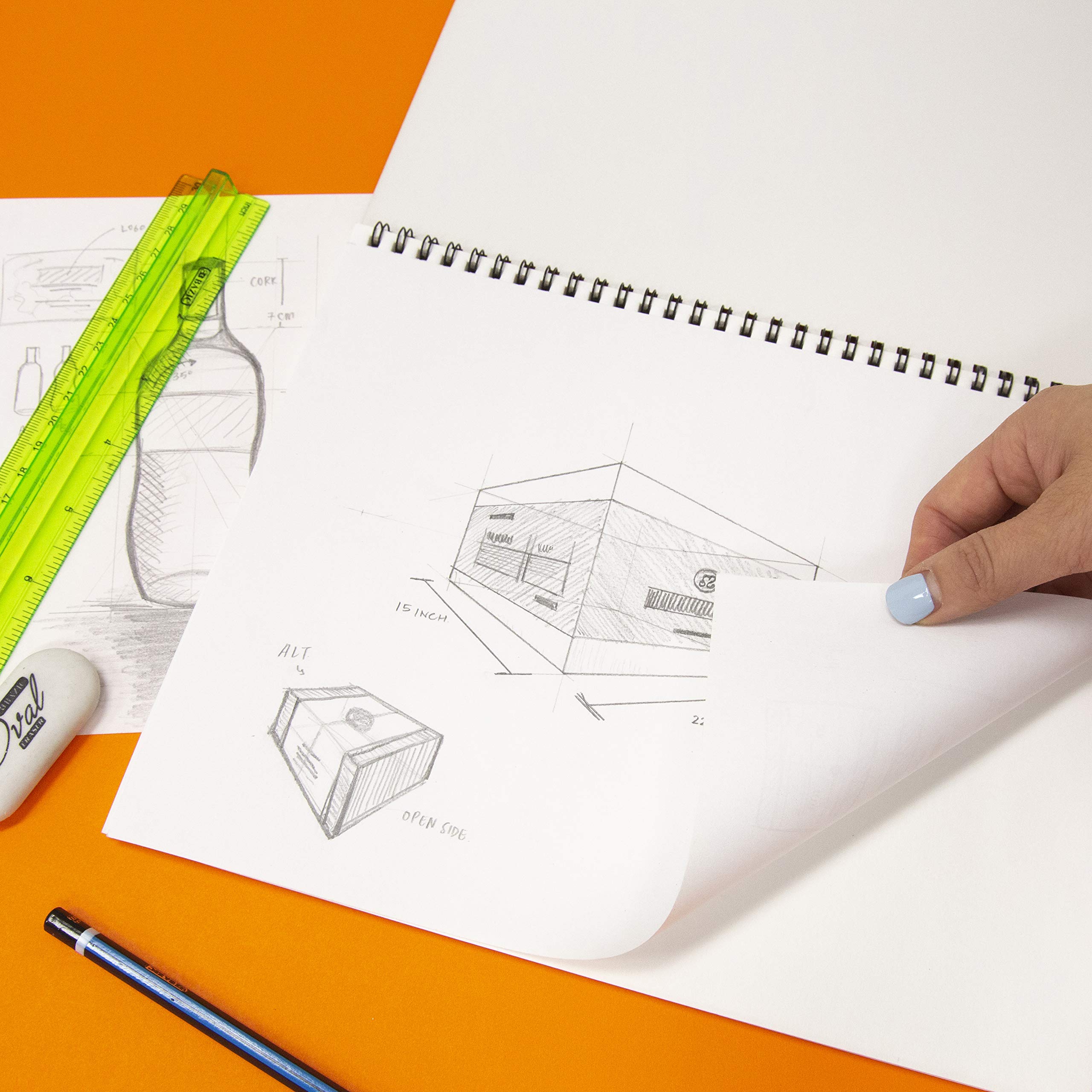 BAZIC 30-Count Sketch Book 8.5