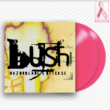 Bush Razorblade Suitcase Vinyl Record - Limited Edition Pink Vinyl (Ten Bands One Cause 2021) | Perfect for Music Collectors, Vinyl Enthusiasts & Gift Giving