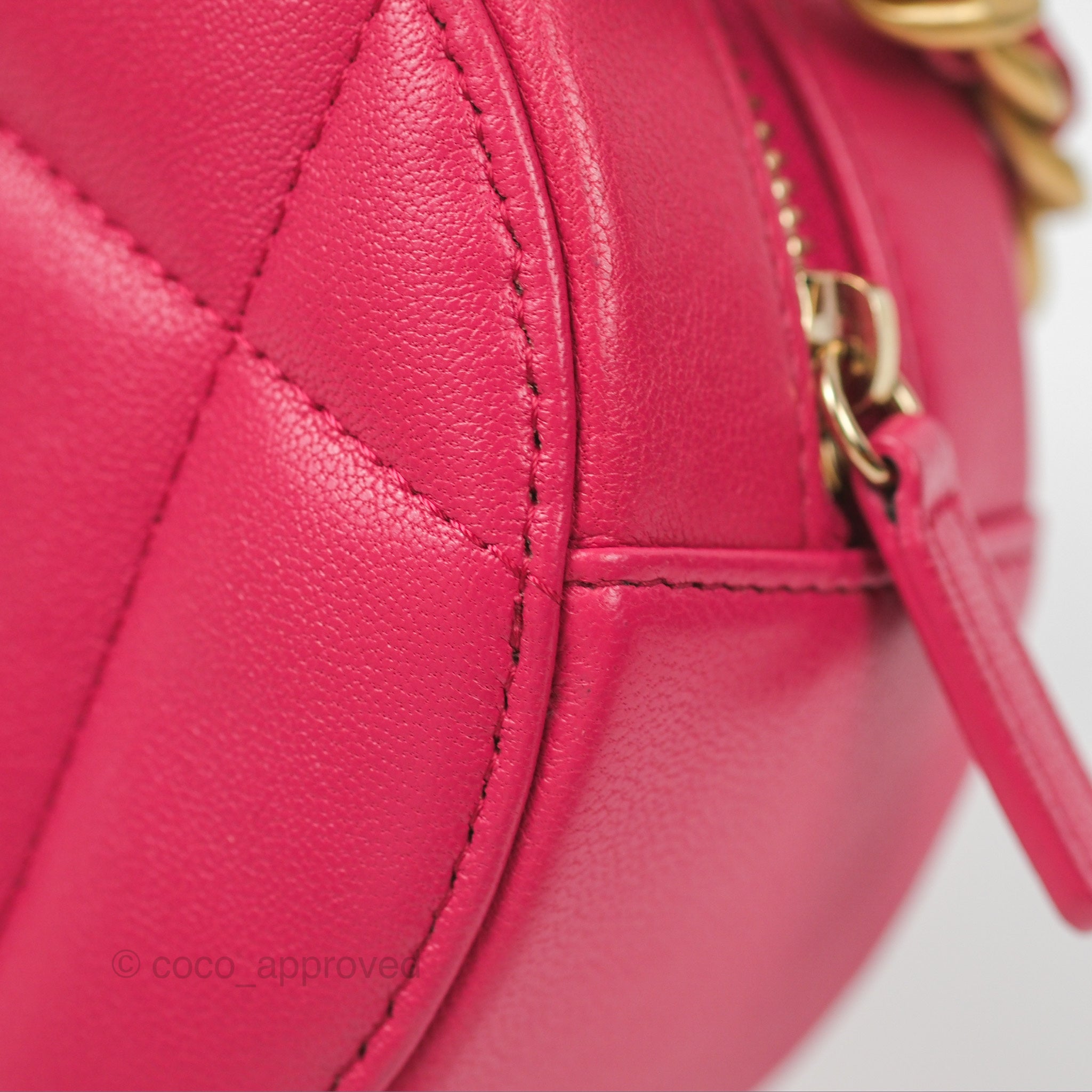 Chanel 19 Round Clutch with Chain - Dark Pink Mixed Hardware Crossbody Bag for Women | Luxury Evening Purse for Parties, Dinner Dates & Special Occasions