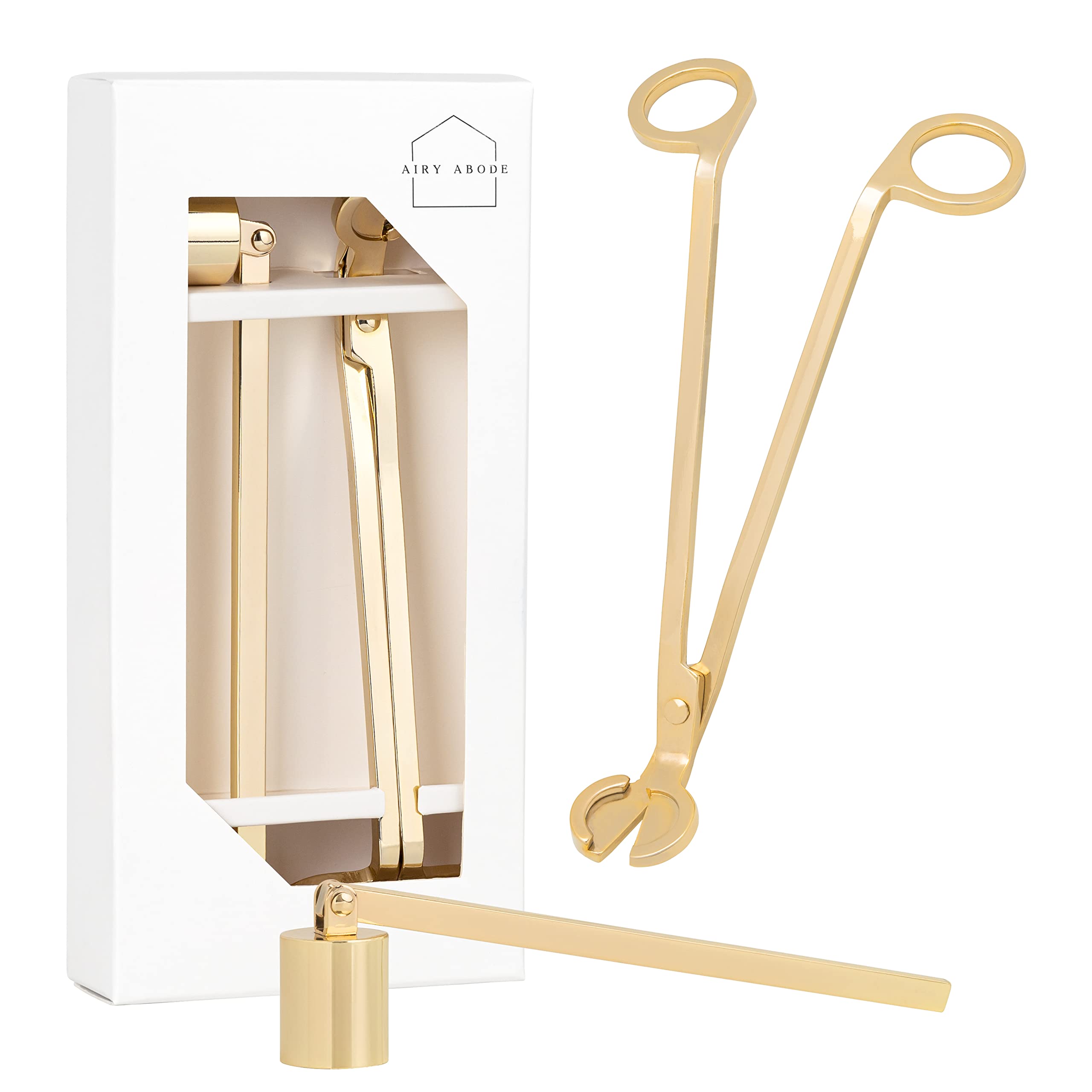 Premium Candle Wick Trimmer & Snuffer Set - Stainless Steel, 3 Colors - Perfect for Aromatherapy, Home Decor & Relaxation Gifts