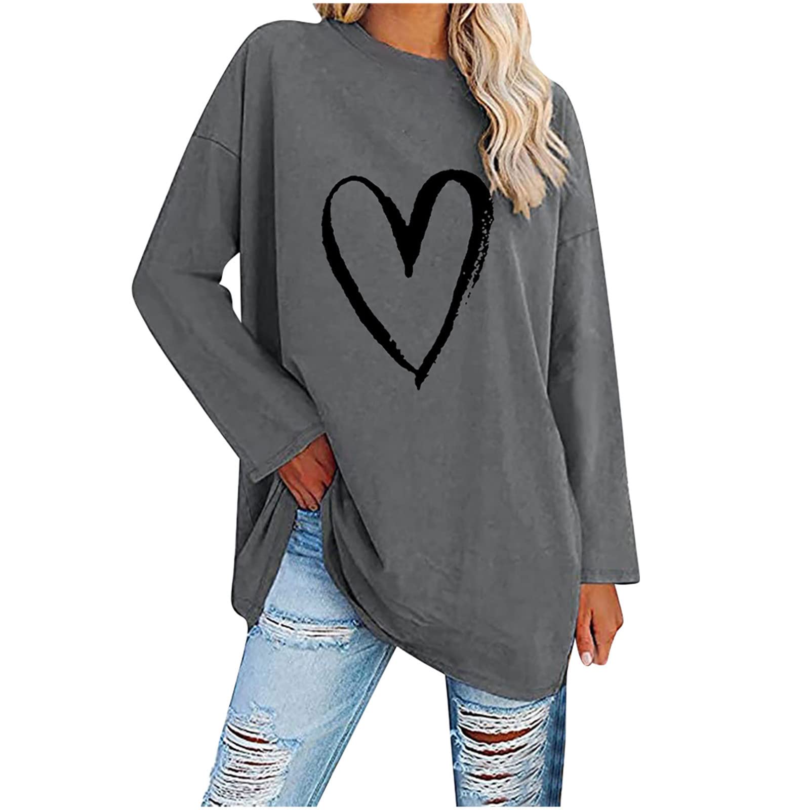 Trendy Women's Summer Tops 2022 - Fashion Crewneck Printed Loose Fit Tunic Shirts | Casual Outfits for Beach, Vacation & Everyday Wear