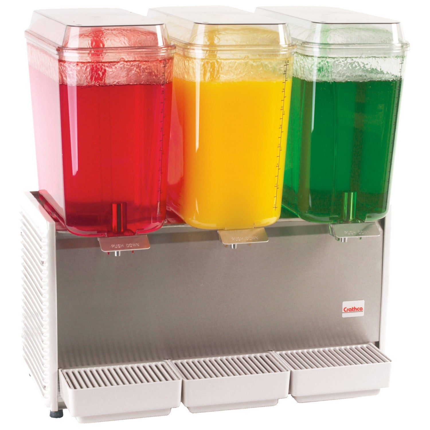 Crathco D35 4 Classic Bubbler Premix Cold Beverage Dispenser - 3 Gallon Capacity (5 Gal x 3) - Perfect for Restaurants, Cafes, and Catering Services - Commercial Drink Dispenser for Parties, Events, and Large Gatherings