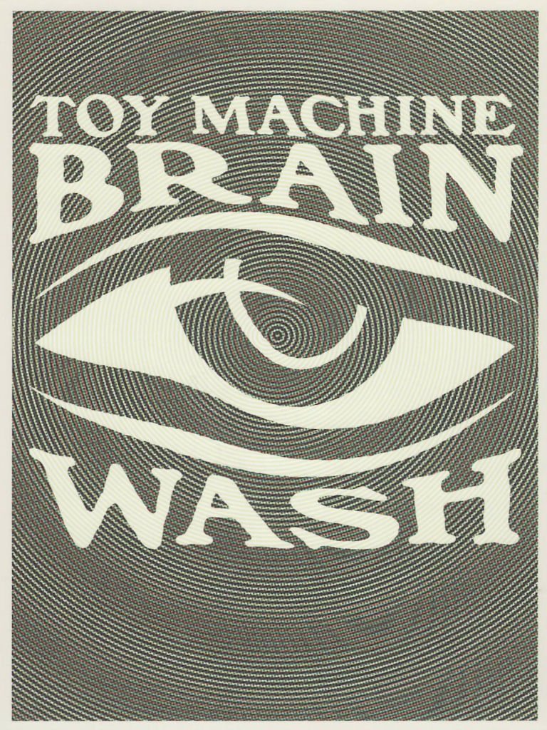 Toy Machine Brain Wash Skateboard Deck - High-Quality Skateboard for Street & Park Riding - Perfect for Skaters & Collectors - Use for Tricks, Commuting, or Display