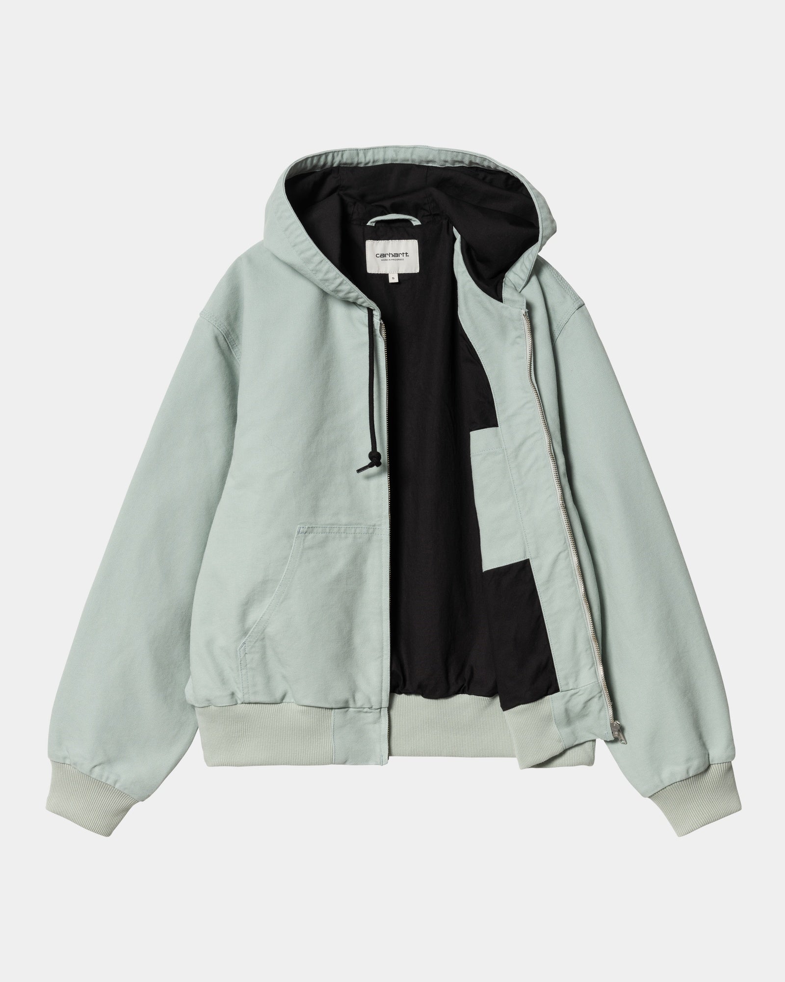 Women's OG Active Jacket - Lightweight Spring Water-Resistant Hooded Jacket for Running & Hiking | Frosted Green Outdoor Wear for Women's Fitness & Casual Style