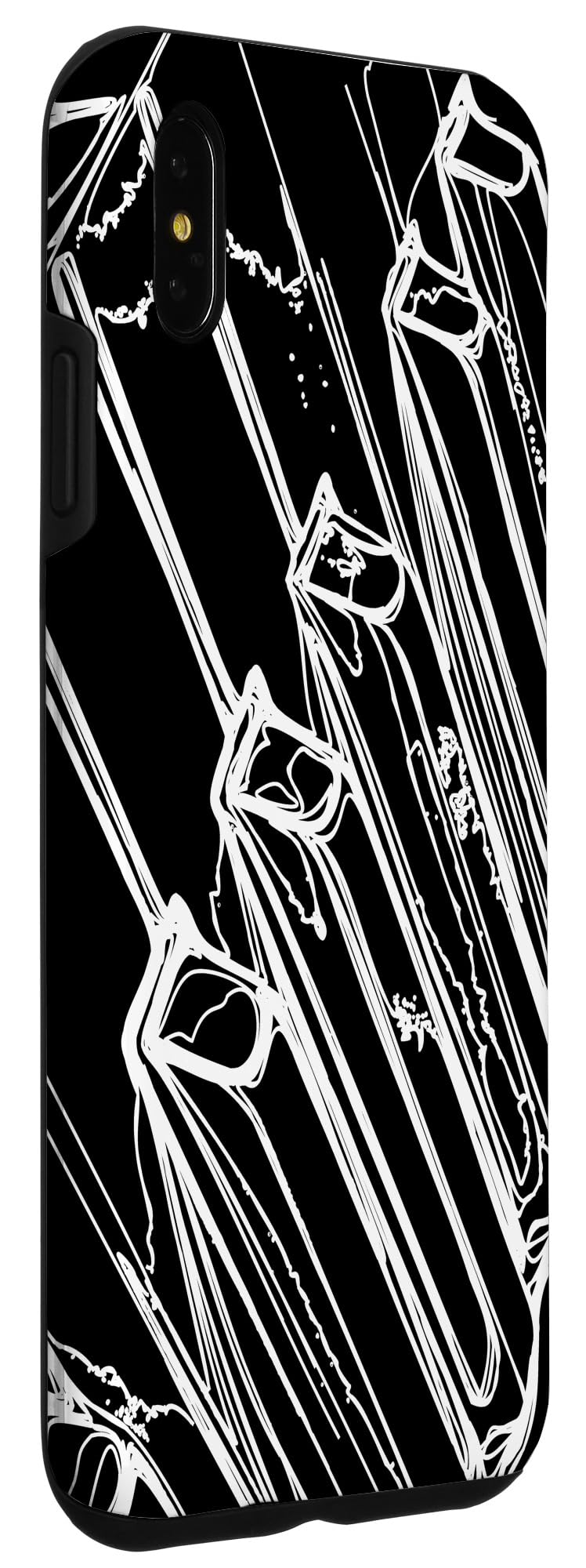 Premium iPhone XS Max Piano Keyboard Design Case - Artistic Sketch Pianist Cover for Music Lovers | Perfect Gift for Musicians & Piano Enthusiasts