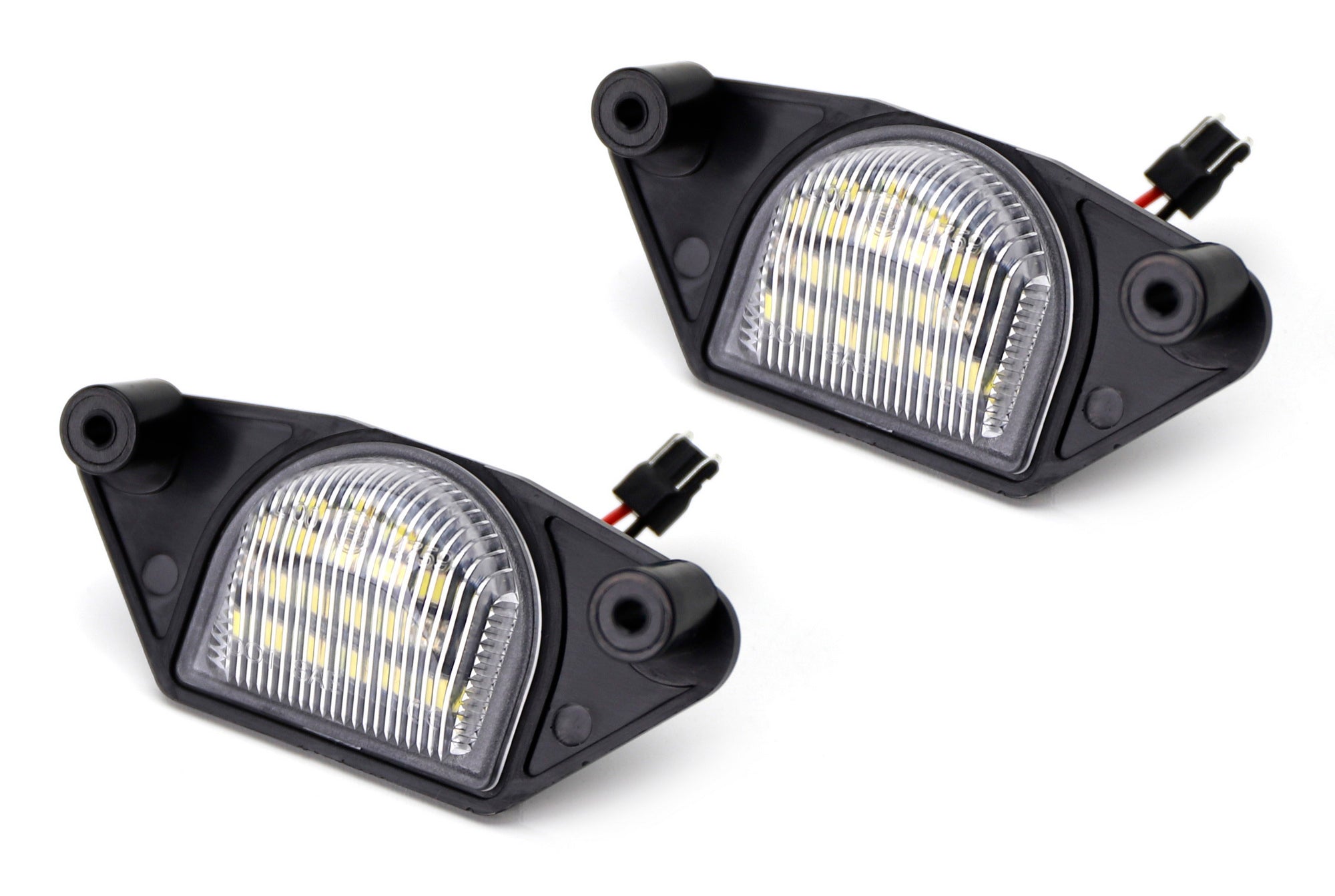 18 SMD Full LED License Plate Light Kit for Chevy Corvette 1984-2013 & Impala 2000-2005 - Bright White Super Bright License Plate Bulbs for Night Driving & Car Customization