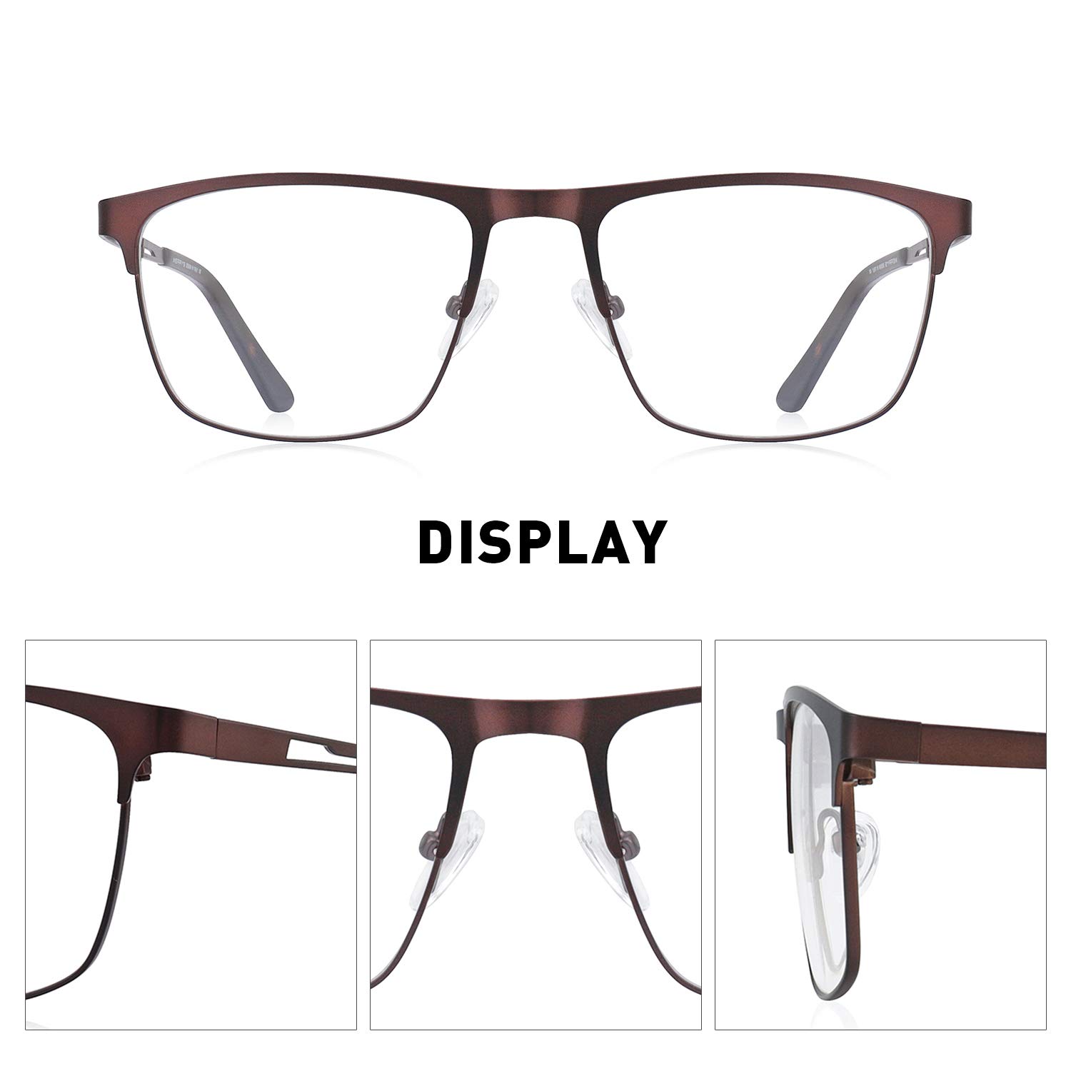 Blue Light Blocking Reading Glasses for Women & Men - Anti Glare Computer Glasses with Spring Hinge - Perfect for Office Work, Gaming & Screen Time