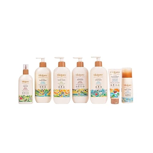 Tikitoro Teens Total Care Combo - 7-in-1 Skincare & Haircare Set for Ages 11+ | Body Wash, Shampoo, Anti-Dandruff Treatment, Hydrating Lotion, Face Wash, Hair Oil & SPF 30 Sunscreen | Perfect for Daily Teen Hygiene & Sun Protection