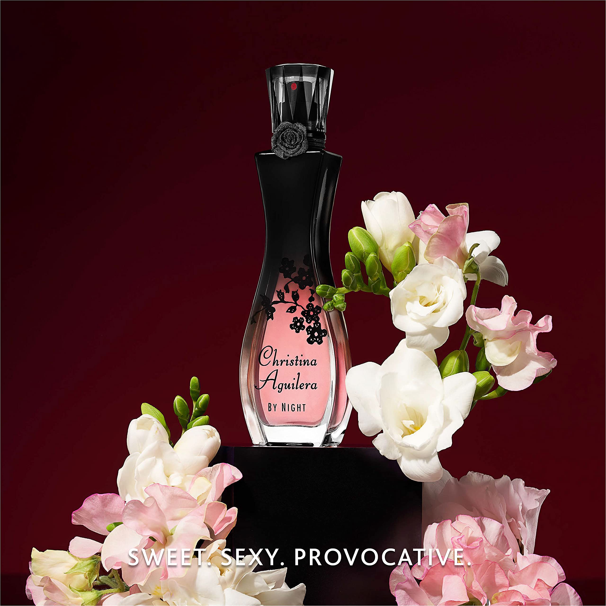 Christina Aguilera By Night Eau De Parfum 75ml - Women's Floral Fruity Perfume for Evening Events & Romantic Occasions