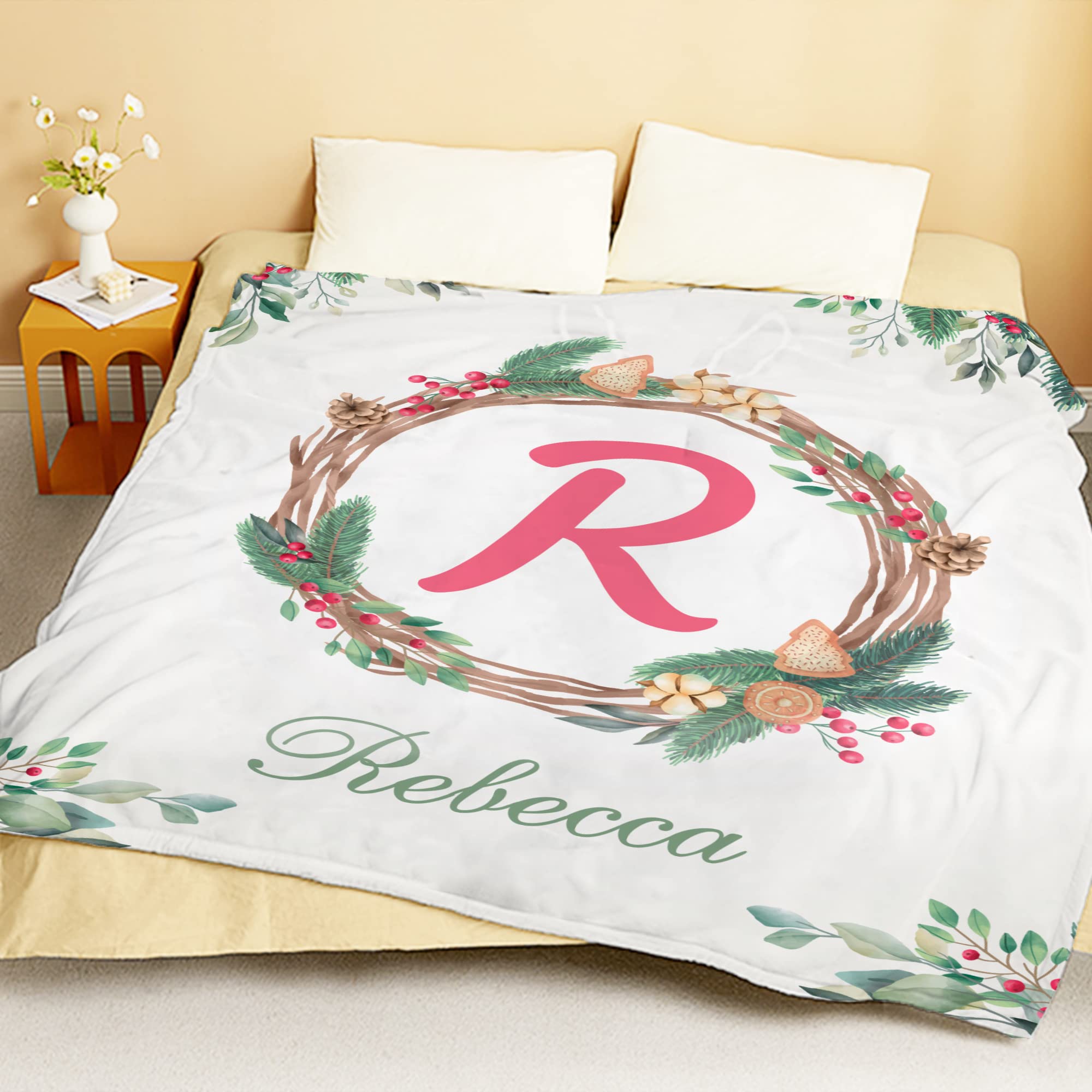 Personalized Baby Blankets for Boys & Girls - Custom Name Blankets for Newborns - Ultra Soft Baby Blanket - Perfect Baby Shower Gift - Nursery Essentials for Boys & Girls - Ideal for Cuddling, Swaddling & Photo Shoots