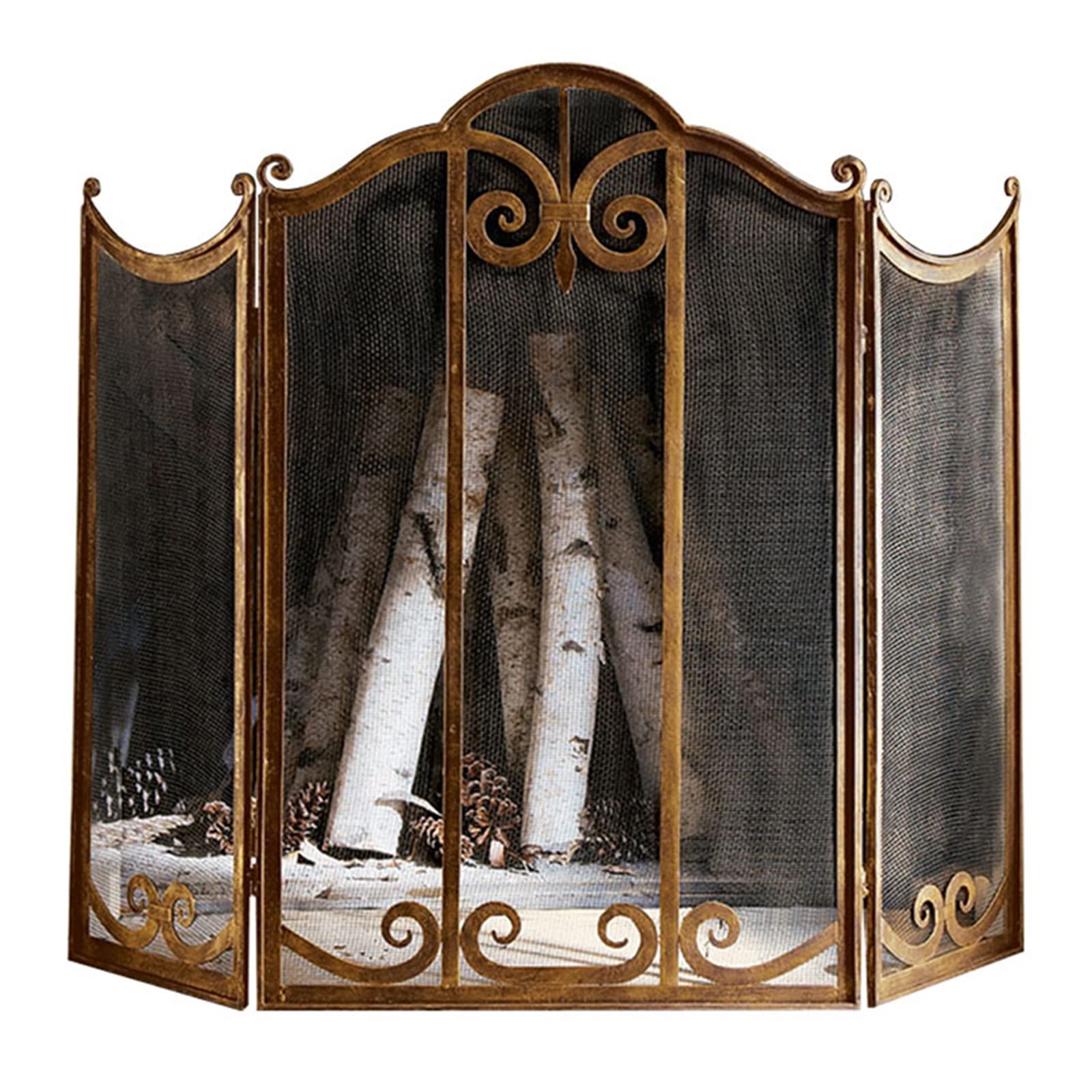 Baby Proof Fireplace Guard - 3 Panel Steel Mesh Fire Screen for Indoor/Outdoor Use | Safety Fence for Gas, Log & Wood Burners | Durable & Sturdy for Homes with Kids & Pets | Perfect for Living Rooms, Patios & Fire Pits