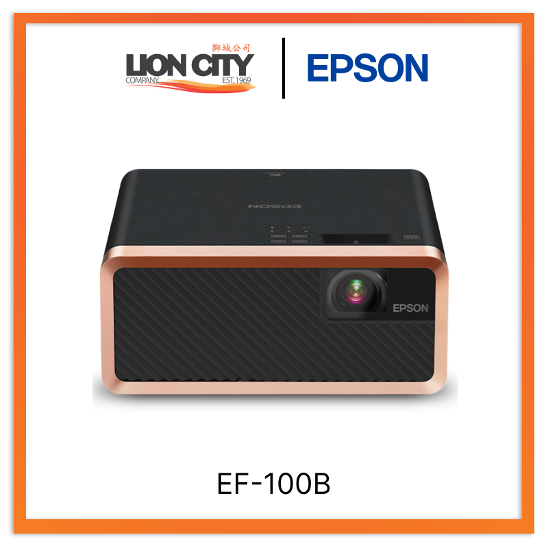 Epson EF-100B 4K Laser Home Theater Projector with Android TV - Perfect for Movie Nights, Gaming & Outdoor Entertainment
