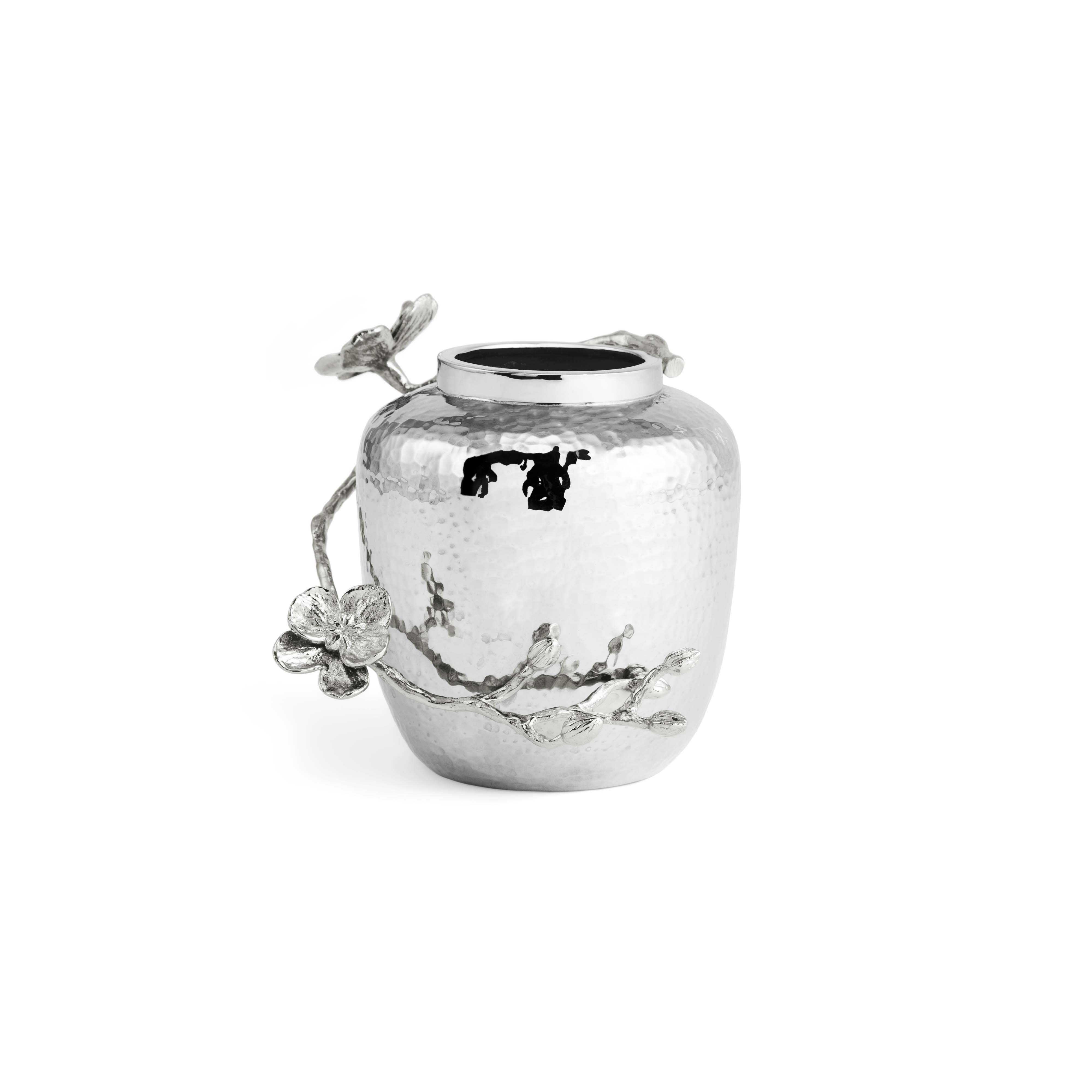 Elegant White Orchid Vase - Modern Ceramic Flower Vase for Home Decor, Wedding Centerpiece & Office Desk Decorations