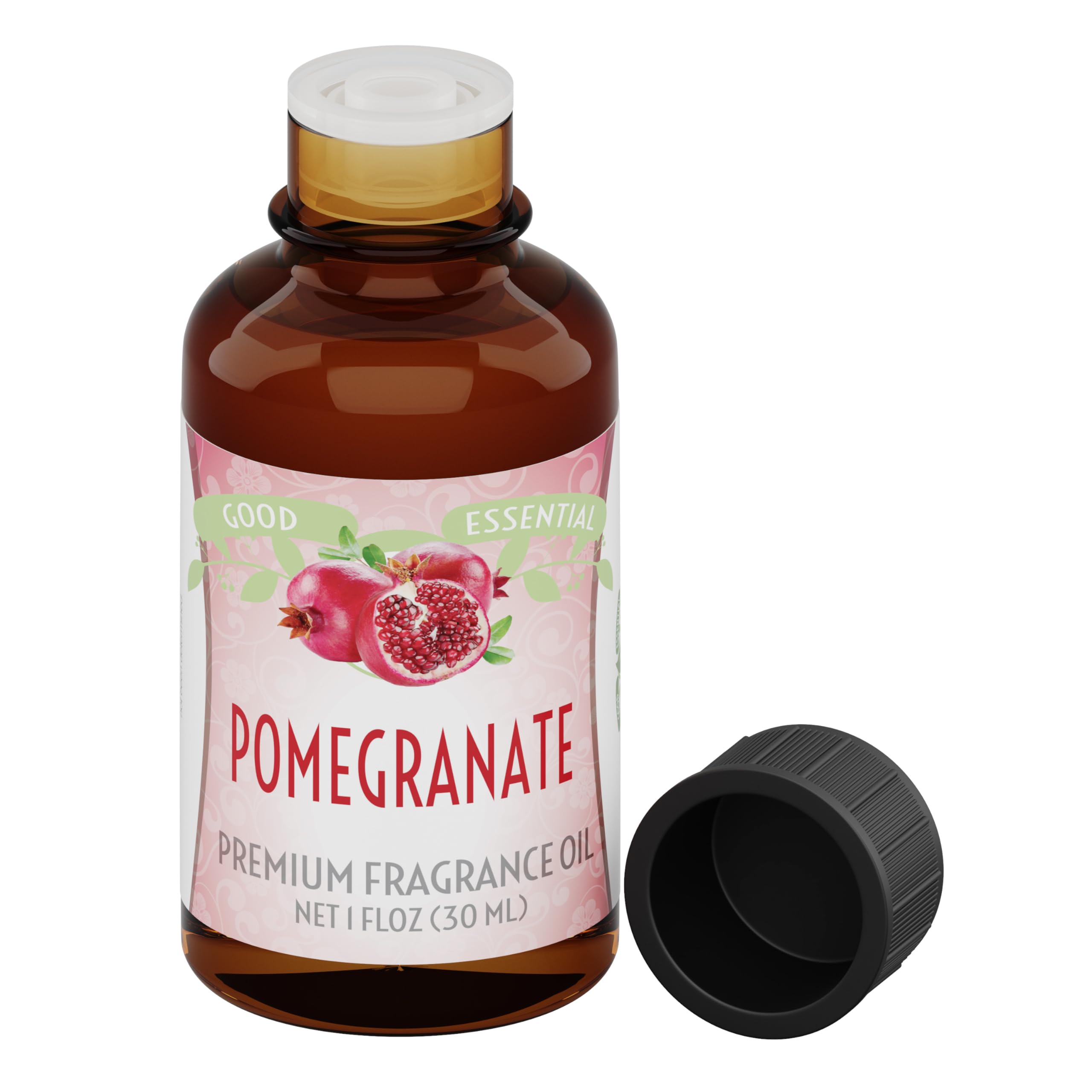 Premium Pomegranate Essential Oil - 30ml (1 fl oz) for Aromatherapy, Diffusers, Candles, Soap Making & DIY Perfume | Natural Fragrance Oil for Relaxation, Stress Relief & Home Scenting