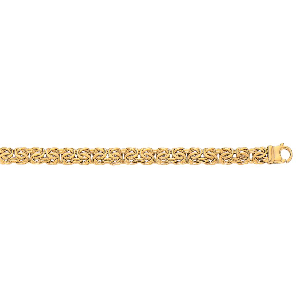 10K Gold Byzantine Bracelet for Women - Elegant Handmade Vintage Jewelry - Perfect for Parties, Weddings & Special Occasions