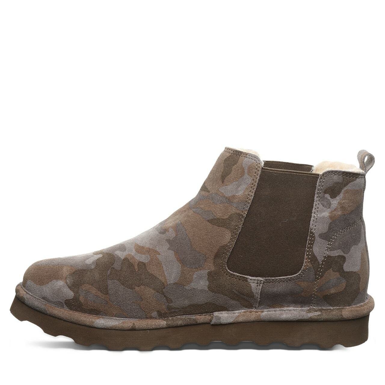 BEARPAW Men's Drew Slip-On Ankle Boots - Comfortable Winter Boots for Men in Multiple Colors | Perfect for Casual Wear, Outdoor Activities & Cold Weather