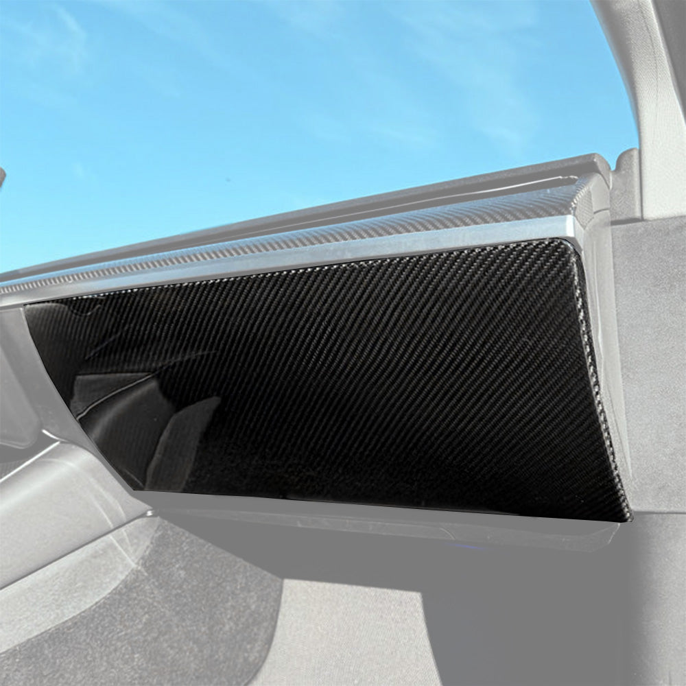 Premium Real Carbon Fiber Glove Box Cover for Tesla Model 3 & Model Y - Luxury Interior Upgrade Accessory for Enhanced Cabin Style & Protection (Fits 2017-2023 Models) | Perfect for Car Enthusiasts & Customization Lovers