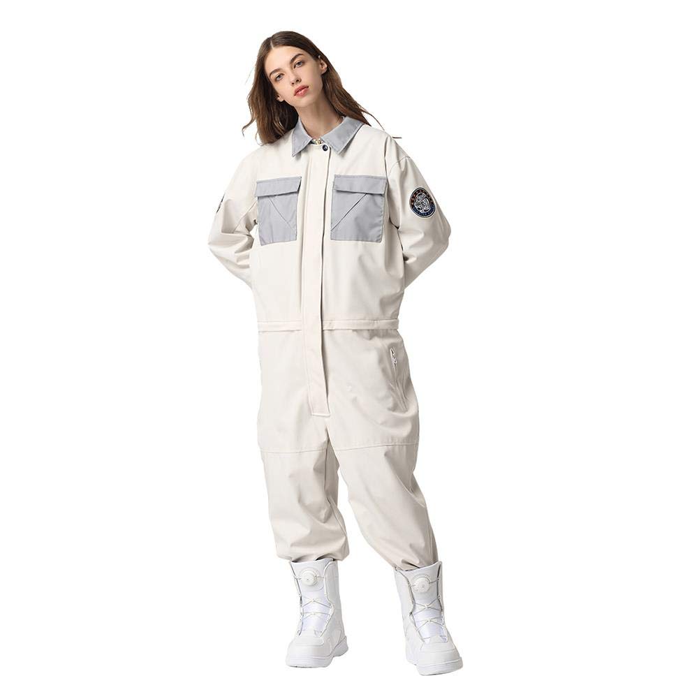 SEARIPE Waterproof Insulated Ski Suit for Women & Men - Winter Snowboard Jumpsuit, Thermal One-Piece Snowsuit for Skiing, Snowboarding & Outdoor Activities